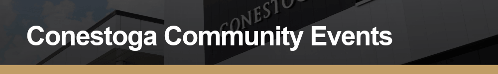 Conestoga Community Events